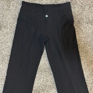Black Lululemon Flared Leggings